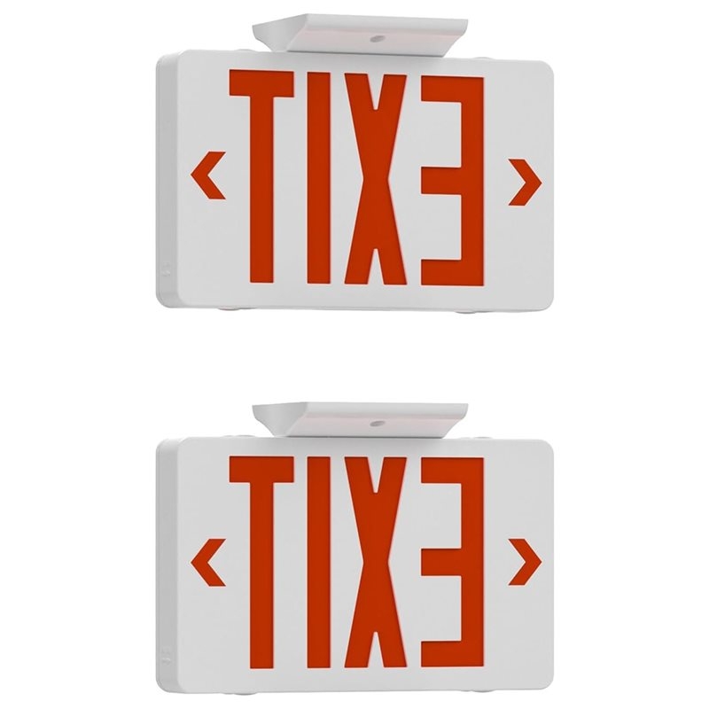 【A10R】Tanda Keluar Merah Denga - Emergency Exit Sign ulasan dan harga