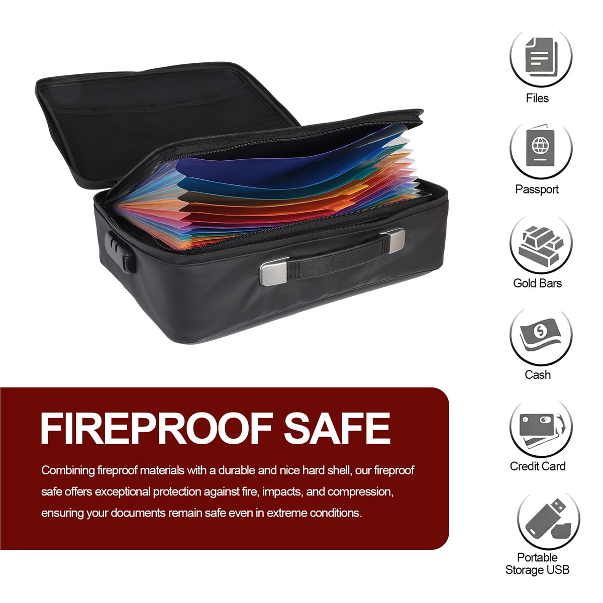 828328 Kotak Dokumen Tahan Api - Fire Safe Document ulasan dan harga
