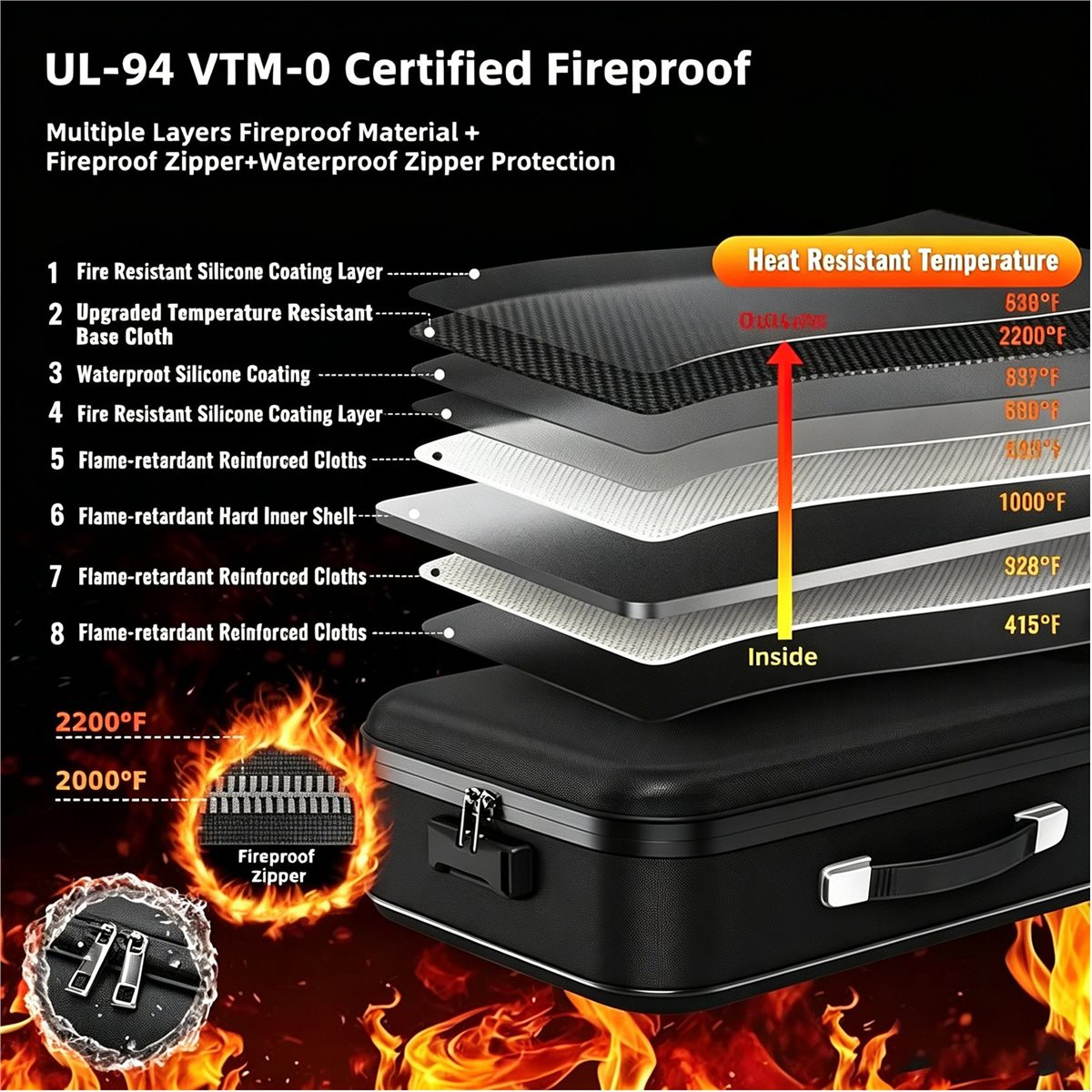 828328 Kotak Dokumen Tahan Api - Fire Safe Document ulasan dan harga