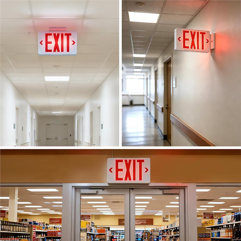B67C Bersertifikasi UL, Lampu  - Emergency Exit Sign ulasan dan harga