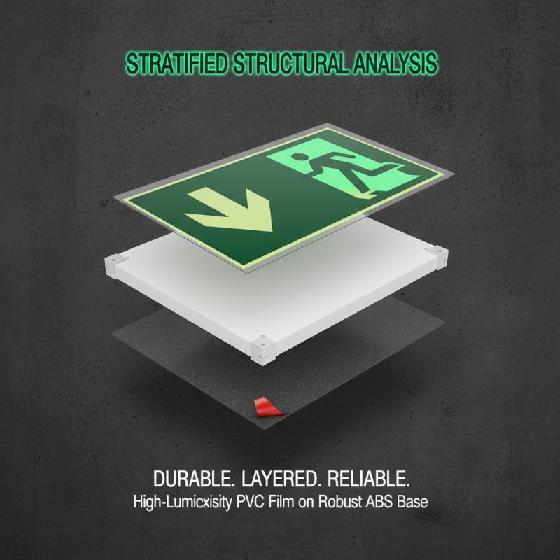 1 Lembar Stiker Label Tanda Ke - Emergency Exit Sign ulasan dan harga